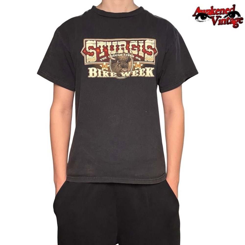 Vintage Sturgis Y2K Bike Week 2006 Graphic tee size large